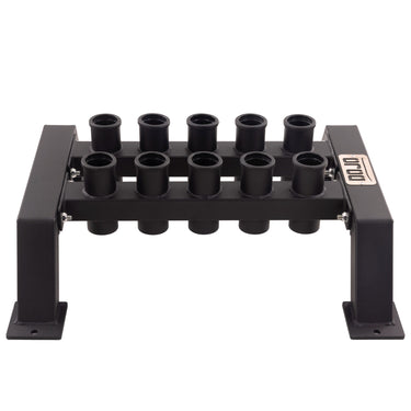 rack de piso para barras de crossfit y levantamiento lateral dojo