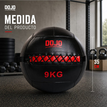 medicine ball dojo 9 kilos crossfit wallball balòn medicinal medidas