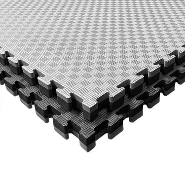 piso goma eva dojo gris negro tatami 2cm