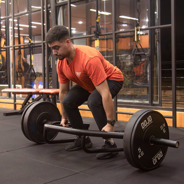 barra hexagonal dojo negra grande gimnasio