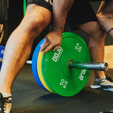 disco 10 kilos verde bumper crossfit