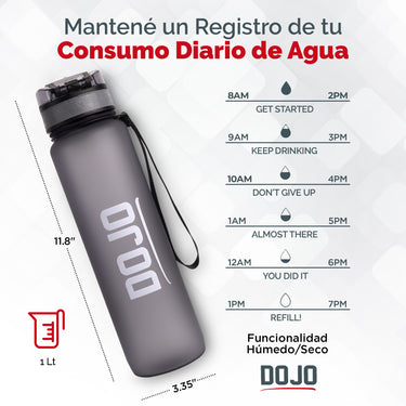 caramañola de agua dojo para gimnasio