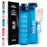 Botella motivacional dojo azul de 1lt 1 litro uruguay agua comprar online