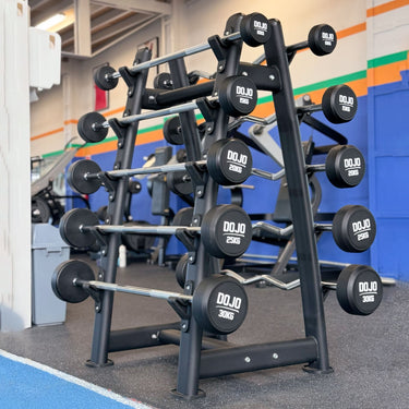 soporte de barras fijas dojo enfoque