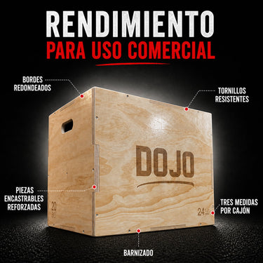 cajon plio box jump dojo medidas