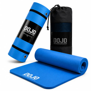 colchoneta azul dojo 15 mm nbr yoga pilates