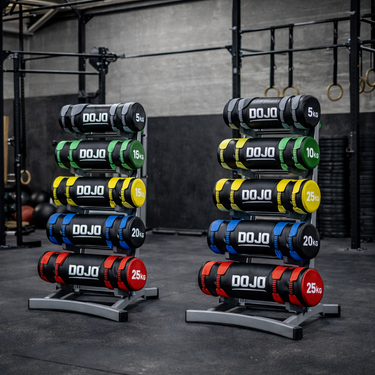rack para corebags bolsos de arena dojo