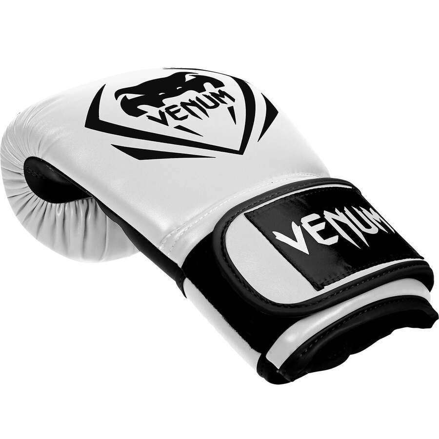 Guantes Boxeo Venum Contender - Blanco/Negro –